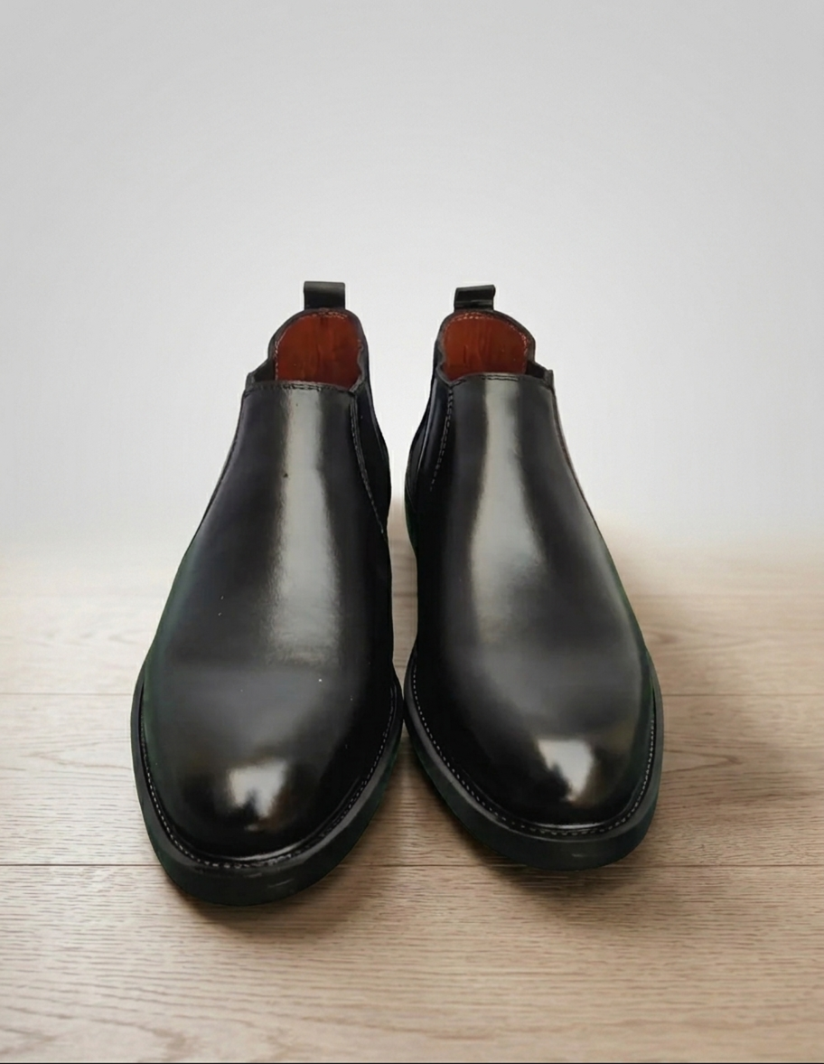 Classic Black Chelsea Boots for Men