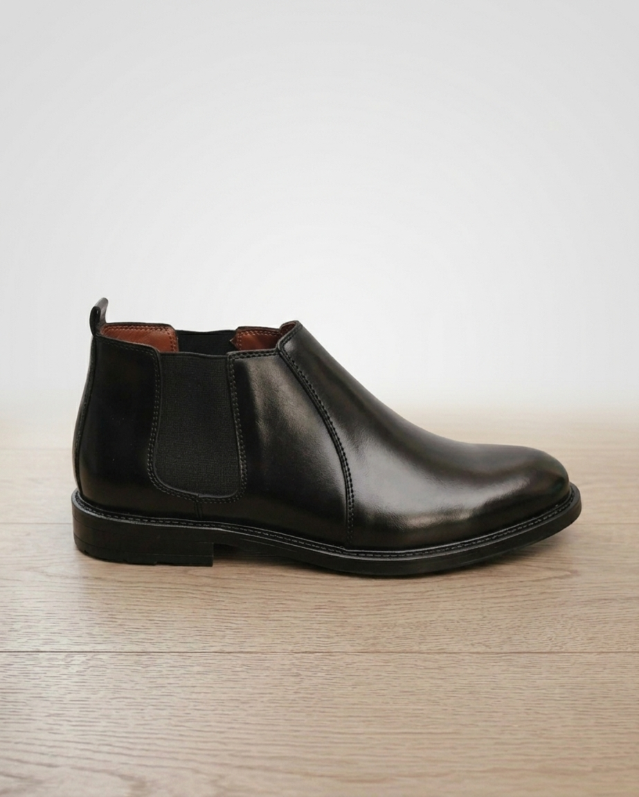Classic Black Chelsea Boots for Men